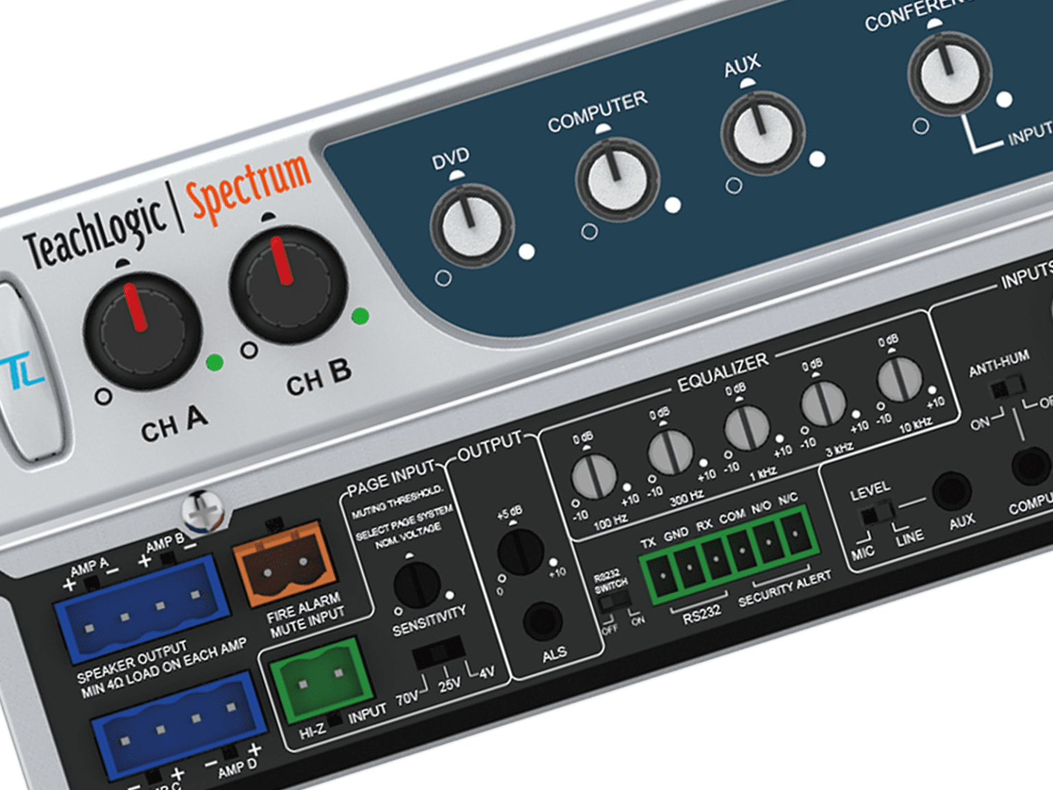Ovation ™ Amplifier Receiver Mixer TeachLogic