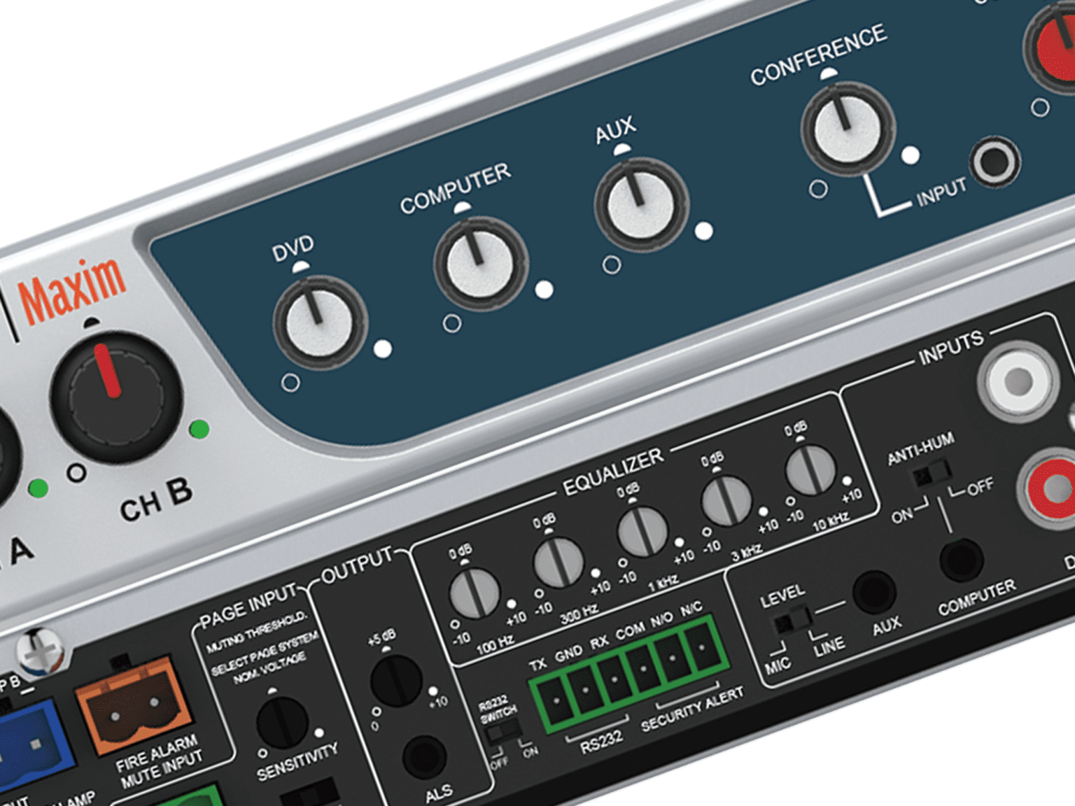 Ovation ™ Amplifier Receiver Mixer TeachLogic