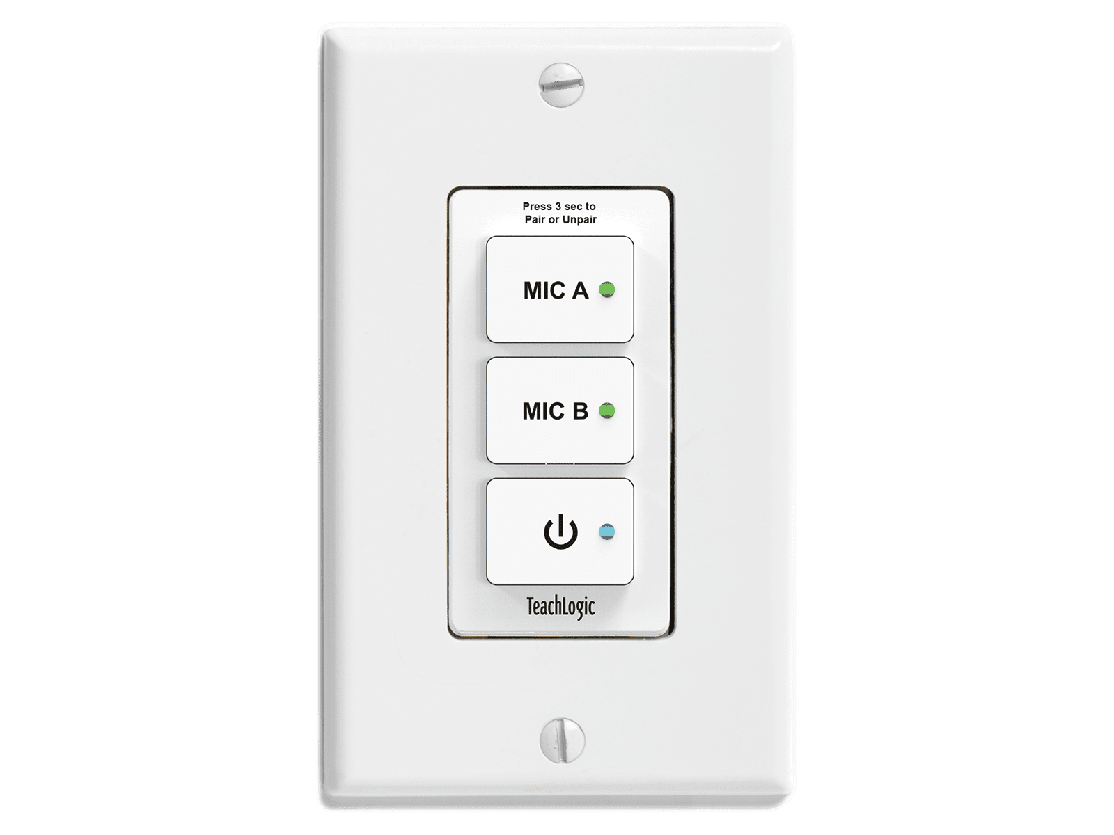 Ovation Microphone Pairing Control Panel TeachLogic